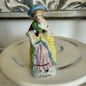 4.5” Vintage RARE Porcelain Figurine with Heart Shaped LIPS! Japan